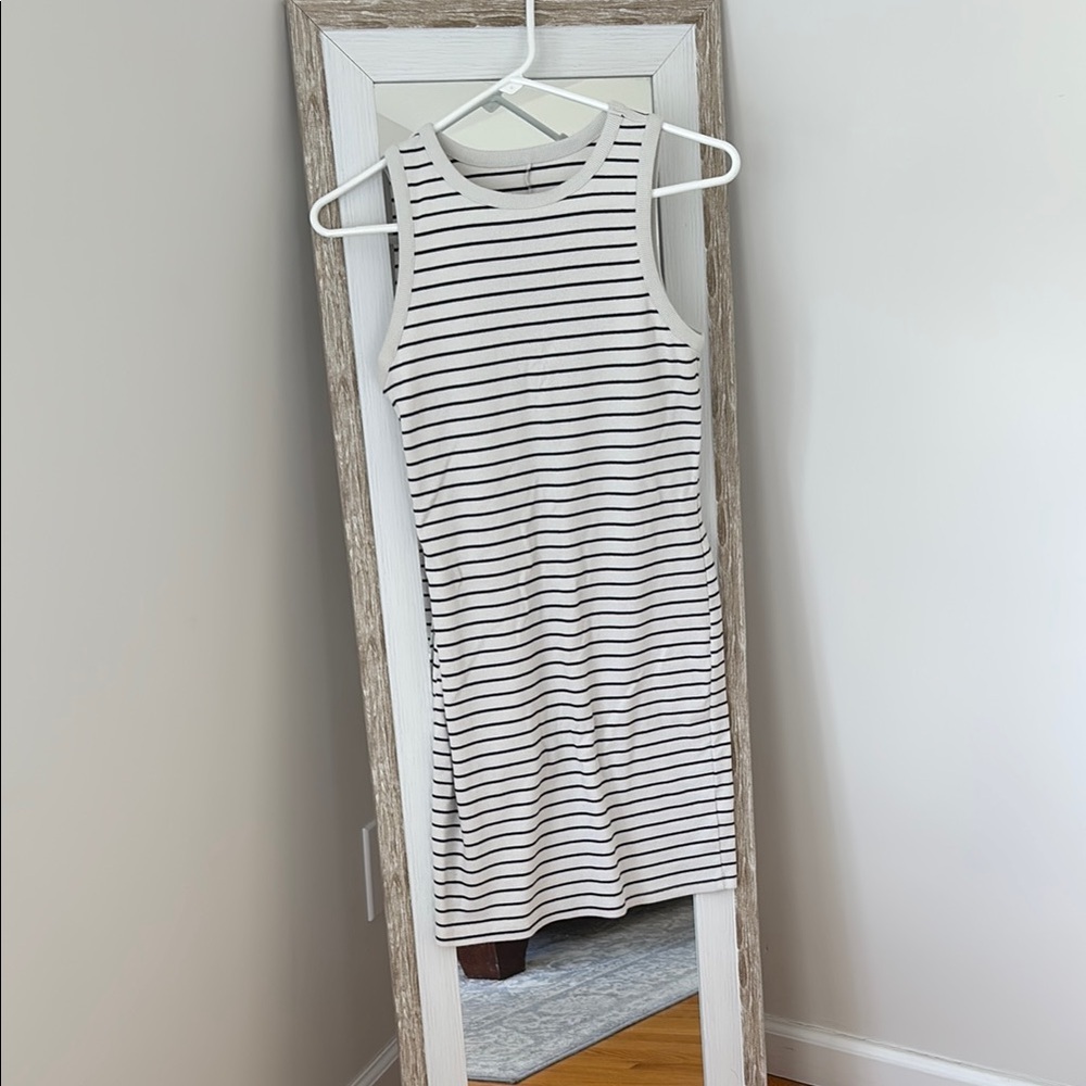 A New Day Black and White Striped dress